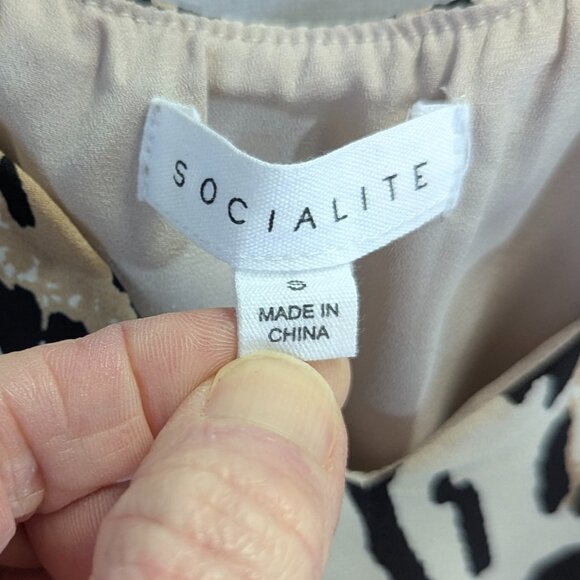 Socialite Size Small Pull-On Cheetah Print Jumper - Picture 9 of 11